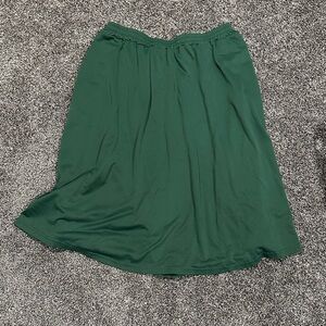 SHEIN Dark Green A-Line Skirt